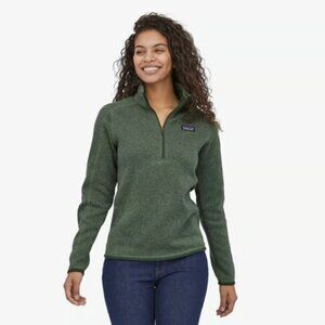 Patagonia Women's Better Sweater 1/4-Zip Fleece - Hemlock Green